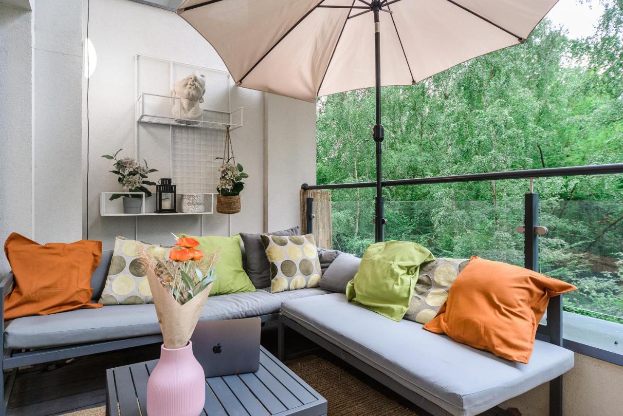 Lumina Apartment With Balcony Overlooking The Park Lodz  Luaran gambar