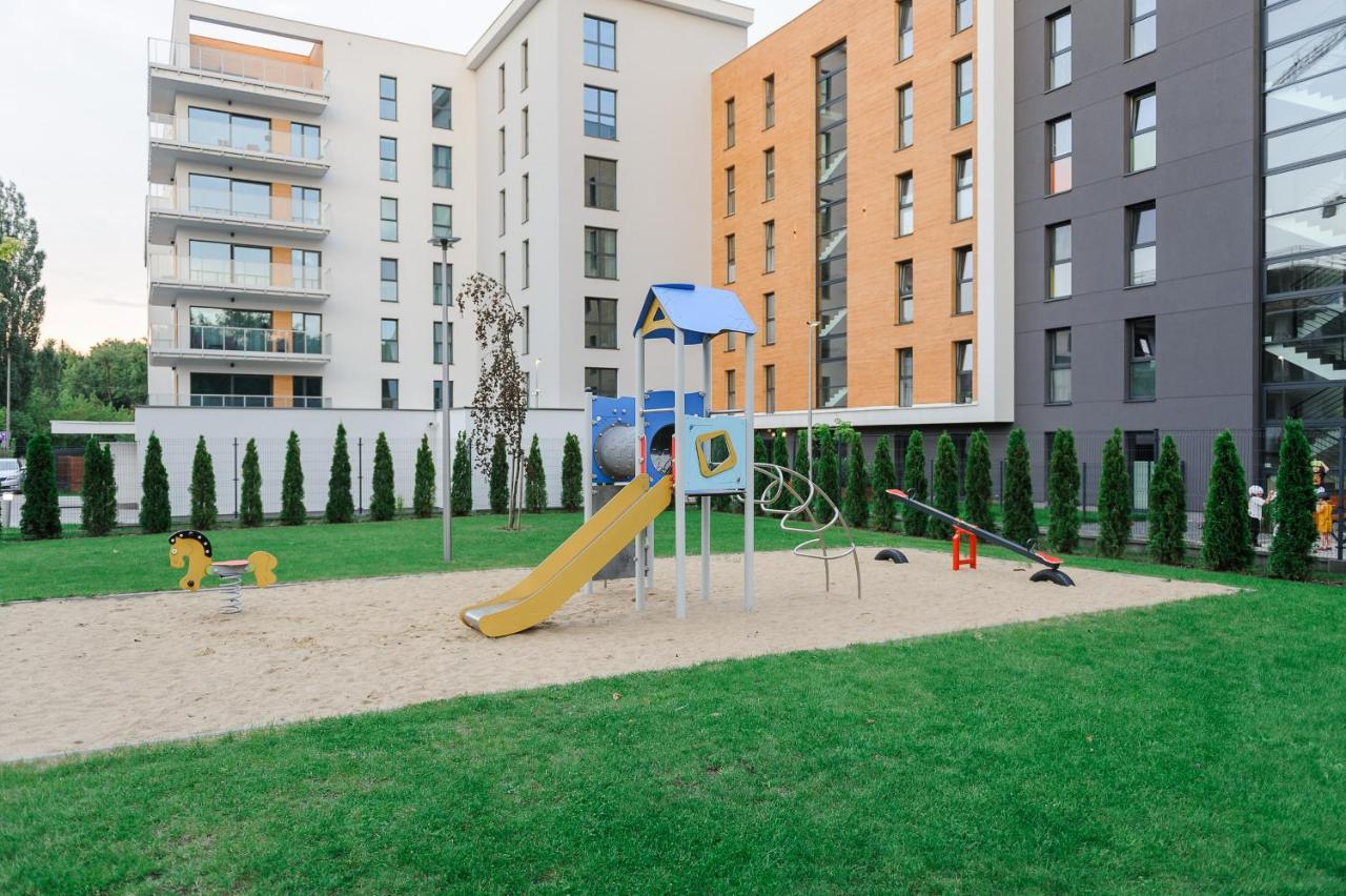 Lumina Apartment With Balcony Overlooking The Park Lodz  Luaran gambar